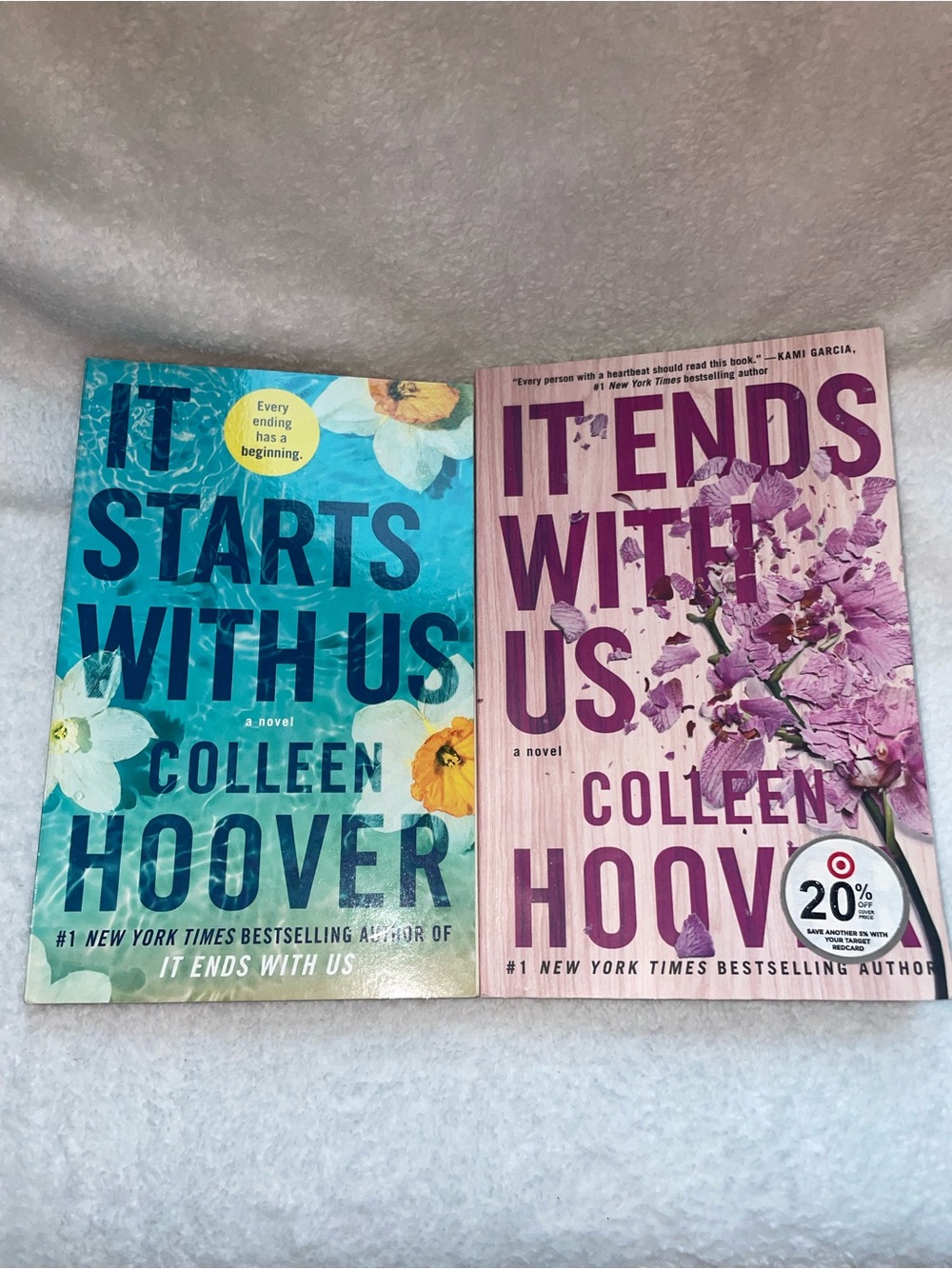“It Ends With Us” and “It Starts With Us” by Colleen Hoover